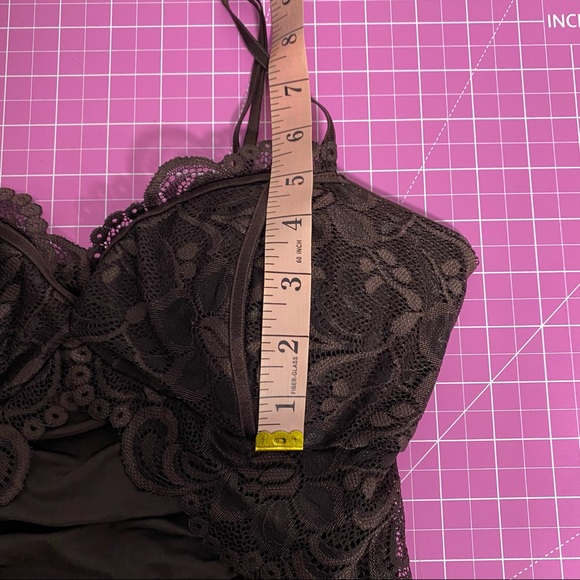 XOXO Chocolate brown ruched tank top - Picture 10 of 10